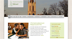 Desktop Screenshot of evang-maerwil.ch