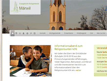 Tablet Screenshot of evang-maerwil.ch